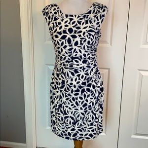 Ralph Lauren blue and white dress, size 10P